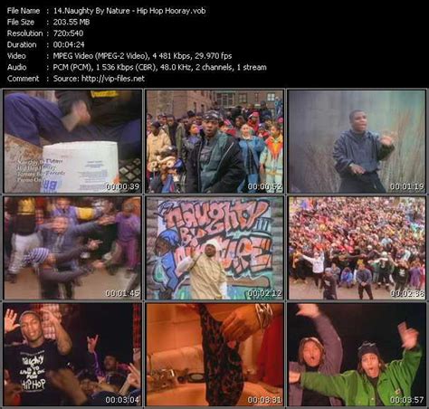 Naughty By Nature Hip Hop Hooray Download Music Video Clip From Vob