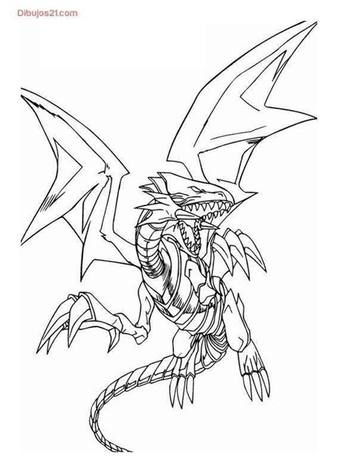 Coloriage Yu Gi Oh Dragon Coloring Page Coloring Pages Yugioh