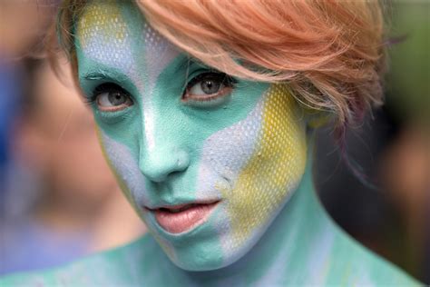 Reasons To Love Nudity And Celebrate Nyc Bodypainting Day July Nsfw Huffpost