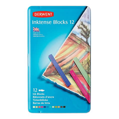 Buy Derwent Inktense Block Tin Set