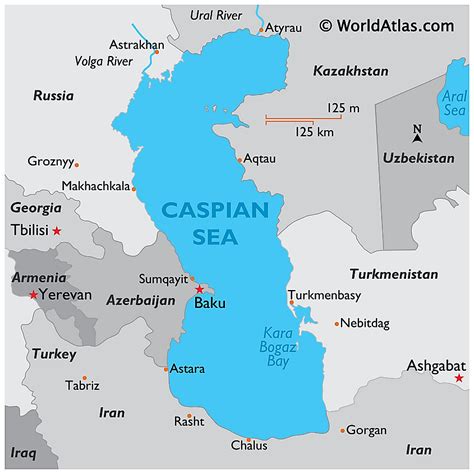 Caspian Sea Worldatlas