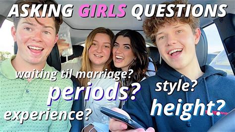 Asking Girls Questions Guys Are Too Afraid To Ask Youtube