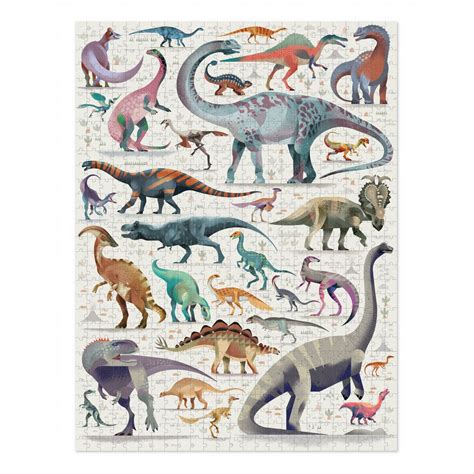 Crocodile Creek Puzzle World Of Dinosaurs 750 Teile