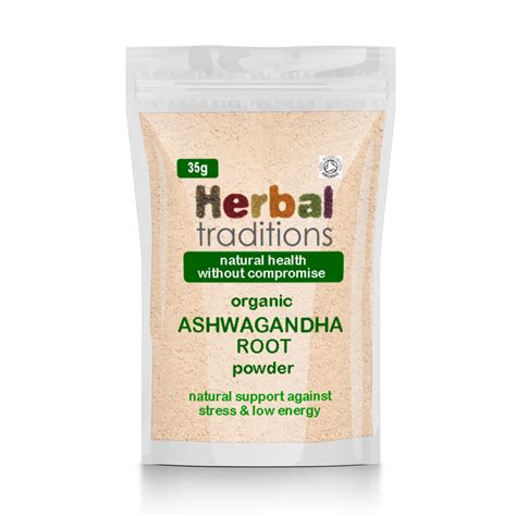 Ashwagandha Powder Organic Herbal Traditions