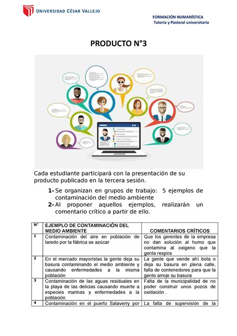 5 Producto 03 practica FORMACIÓN HUMANÍSTICA Tutoría y Pastoral