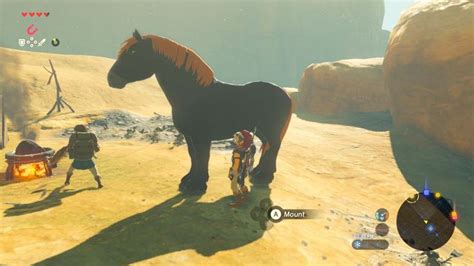 Taming Zeldas Wildest And Biggest Horse Zelda Breath Of Wild Legend