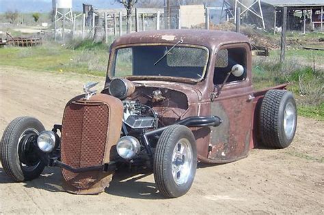 Find Used 1935 Ford Pickup Truck Rat Hot Rod On Air Ride In Clovis