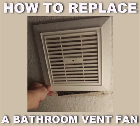 Even if they are right next to each other, two. How To Replace A Noisy Or Broken Bathroom Vent Exhaust Fan