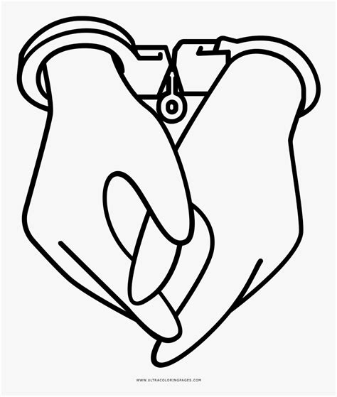 Collection Of Free Handcuffs Drawing Line Download Easy Hands In Handcuffs Drawing Hd Png