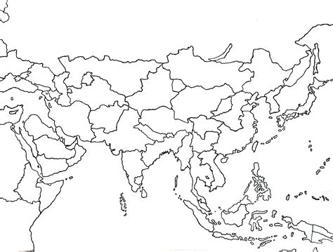 View Blank Map Asia Background — Sumisinsilverlakecom