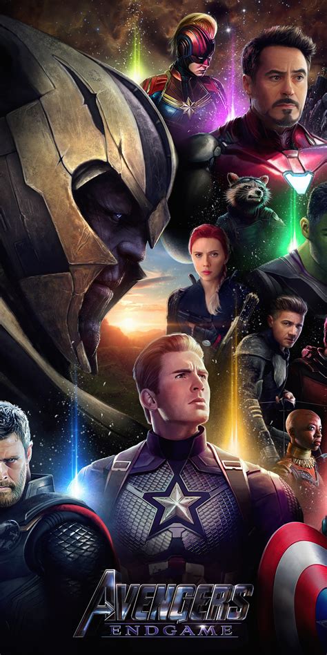 1080x2160 Avengers Endgame Movie Poster Illustration 5k One Plus 5t