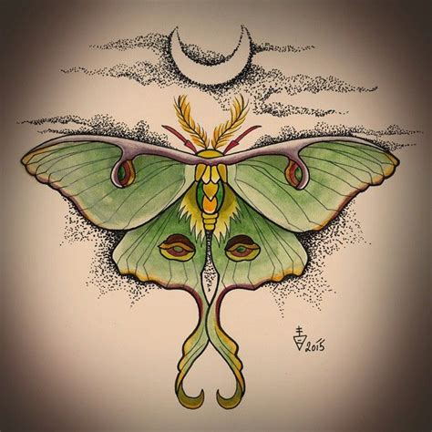 Blackmagic Luna Moth Tattoo Moth Art Moth Tattoo