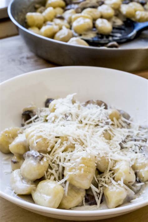 Gnocchi With Creamy Mushroom Sauce Recipe Decisive Cravings
