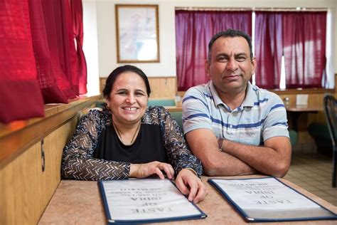 Families can drive up for supplies. Shelly and Harry Chaudhary - An Indian Restaurant Inside a ...