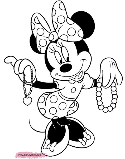 Minnie Mouse Coloring Pages Printables 2024 Printable Calendar