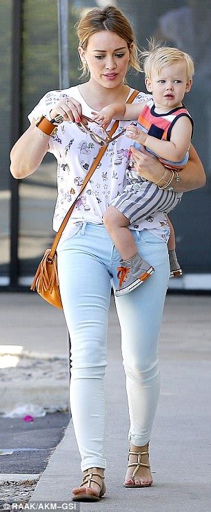 Hilary Duff Sheds Her Girl Next Door Image With A Racy Top As She Runs