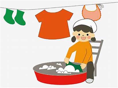 Clothes Clipart Washing Water Uses Washed Wash