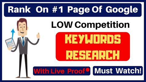 How To Find Low Competition Keyword Free Keyword Research For Seo In