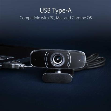 Jual Asus Webcam C3 With 1080p 30 Fps Recording And Beamforming Mic