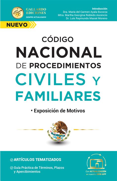 Código Nacional De Procedimientos Civiles Y Familiares 2023 H
