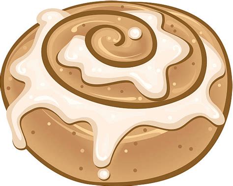 Royalty Free Cinnamon Roll Clip Art Vector Images