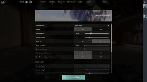 Valorant Clean Dot Cross Hair Settings Youtube
