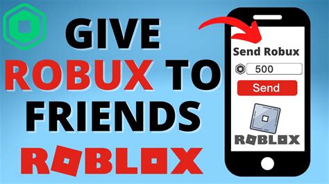 How To Give Robux To Friends On Roblox Mobile Iphone And Android Youtube