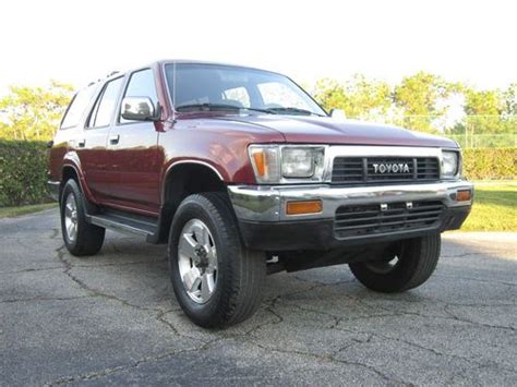 Sell Used 1991 Toyota 4runner Sr5 4x4 5 Speed 22re 4 Cylinders In