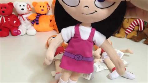 disney store phineas and ferb isabella plush toy