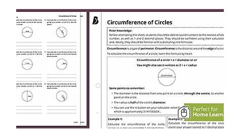 👉 Circumference of Circles - Home Learning - KS3 Maths