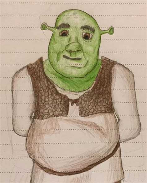 Shy Shrek By Bigdaddyshrek On Deviantart