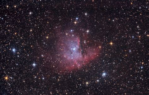 Pacman Nebula Rastrophotography