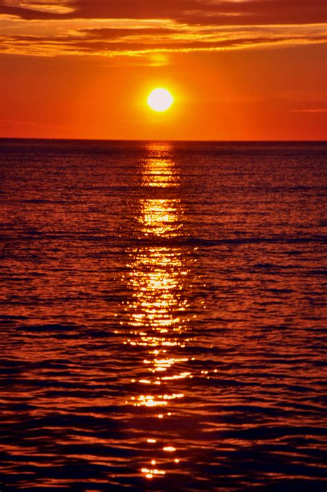 Free Images Sea Coast Nature Outdoor Ocean Horizon Sunshine Sun Sunrise Sunset