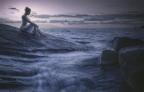Lonely Mermaid Photograph By Paolo Lazzarotti Fine Art America