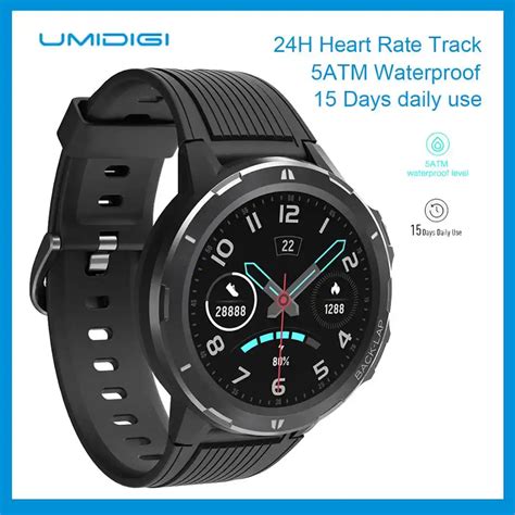 Umidigi Uwatch Gt Smart Watch 5atm Waterproof All Day Heart Rate