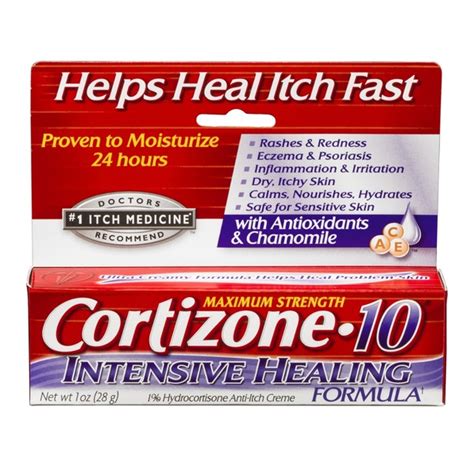 Cortizone 10 Intensive Healing Formula Anti Itch Creme Maximum Strength
