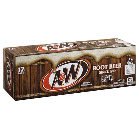 Aandw Root Beer 12 Pack Cans Ssi Groceries