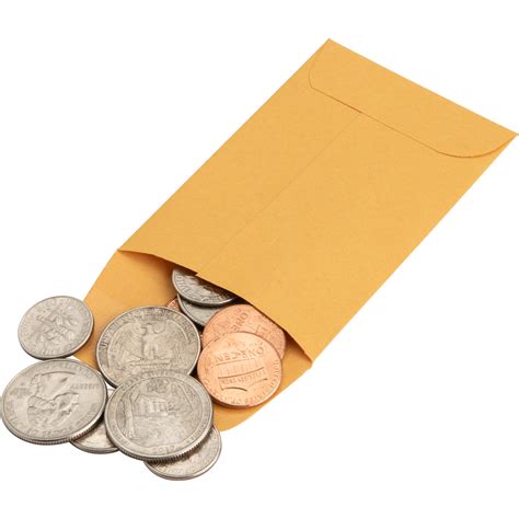 Business Source Small Coin Kraft Envelopes Business Envelopes