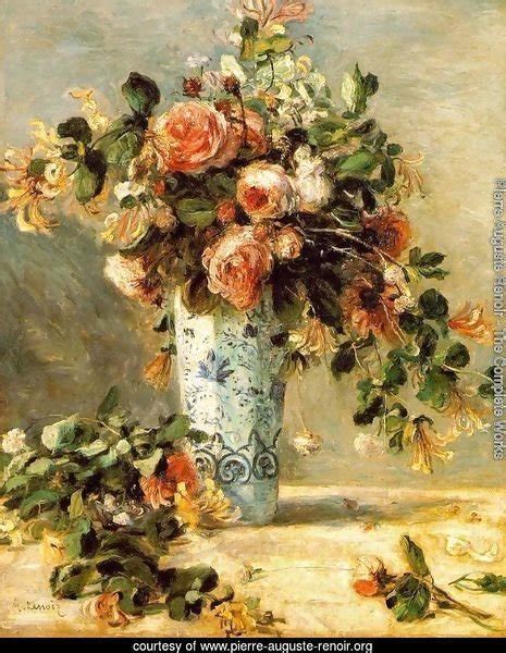 Pierre Auguste Renoir The Complete Works Roses And