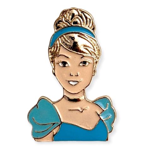 Cinderella Disney Lapel Pin Princess Bust Cinderella