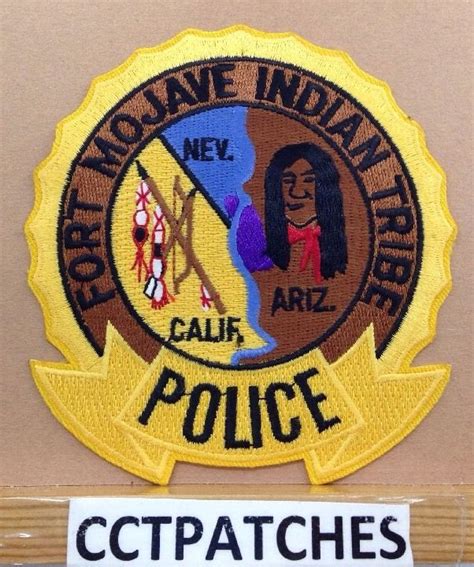 Fort Mojave California Arizona Indian Tribe Police Shoudler Patch Ca