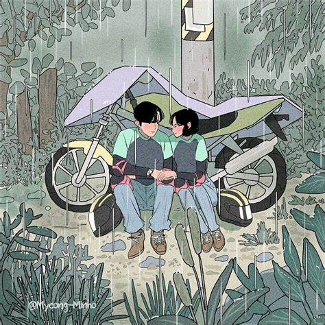 Pin De Mạc Tầm Em ~love~ Ilustração De Casal Ilustrações Desenhos