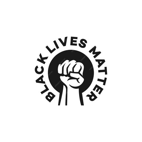 Premium Vector Black Lives Matter Fist Simple Logo Design Vector