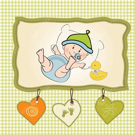 Baby Boy Shower Card Art Cartoon Baby Vector Art Cartoon Baby Png