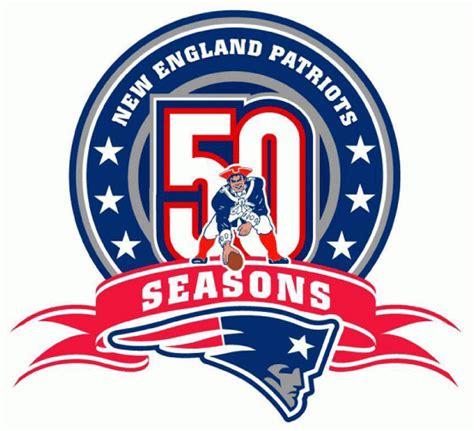 Logo transparent new england patriots, hd png download. New England Patriots Anniversary Logo - National Football ...