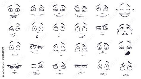 Top Cartoon Facial Expressions Drawing Delhiteluguacademy Com