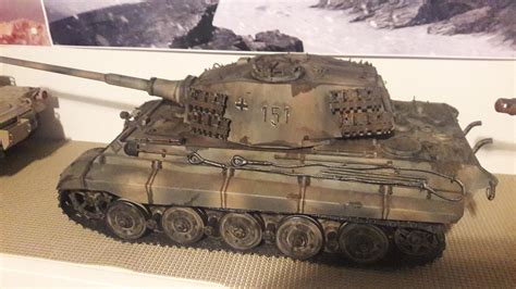German Kingtiger Tank Plastic Model Military Vehicle
