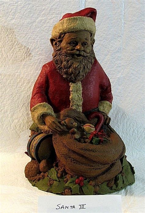 Tom Clark Gnomes Full Set Santas~ I Ii Iii Iv V Display Only~4 Coas