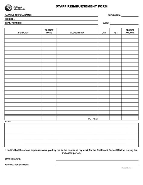 Staff Reimbursement Form How To Create A Staff Reimbursement Form
