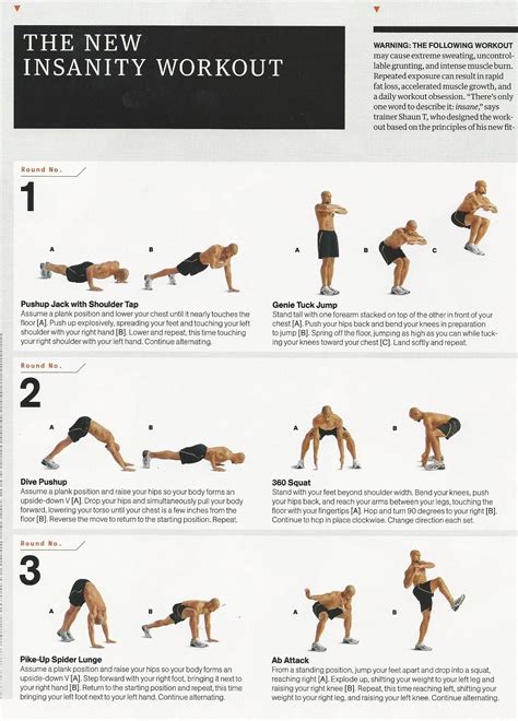 New Insanity Workout From Shaun T In Menshealth Pre Workout Food